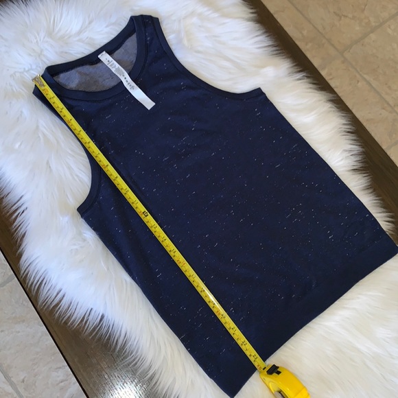 Lululemon Swiftly Relaxed Tank Cosmic Shift Hyper Blue / Black Size 4 - Picture 12 of 14